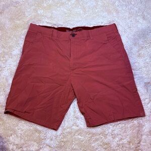 Wrangler Men's Coral Flat Front Shorts 40” waist 8” inseam